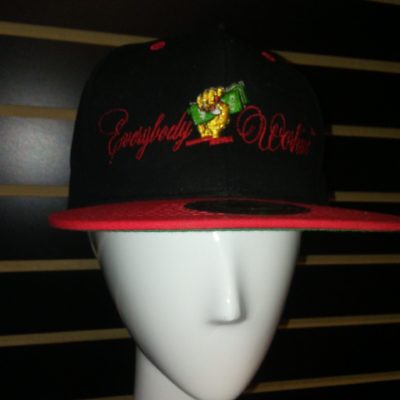 Black and Red gold hand Snap Back